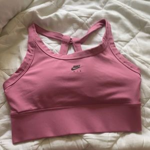 Nike air swoosh women’s sports bra in pink